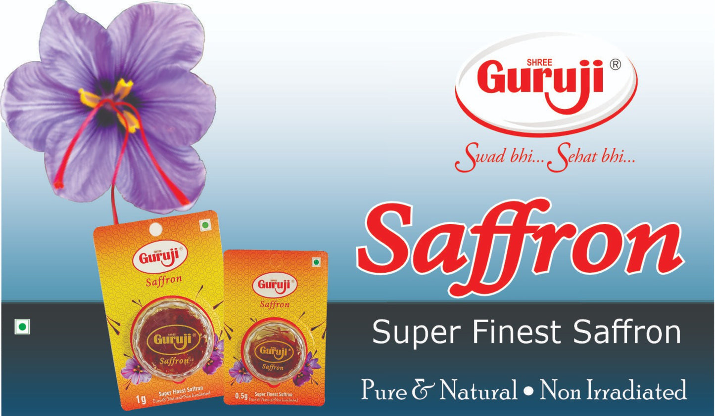 Pure Saffron (Kesar) (1 Gm) (Pack of 4 X 1gram = 4grams)