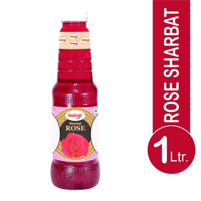 Guruji Floral & Fresh Summer Trio | Pack of 3 (1L Each) | Rose, Khus & Strawberry Crush