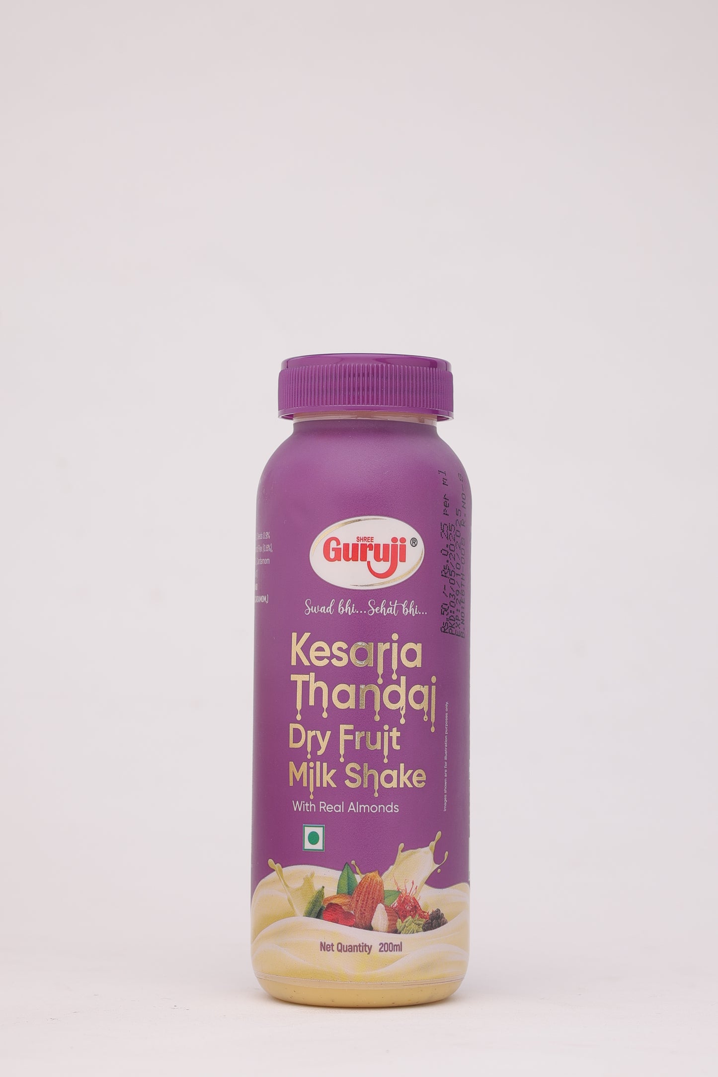 Guruji Kesaria Thandai Dry Fruit Milk Shake – 200 ML